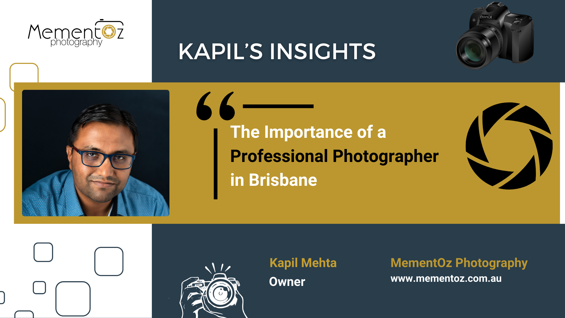 Kapil’s Insights: The Importance of a Professional Photographer in Brisbane