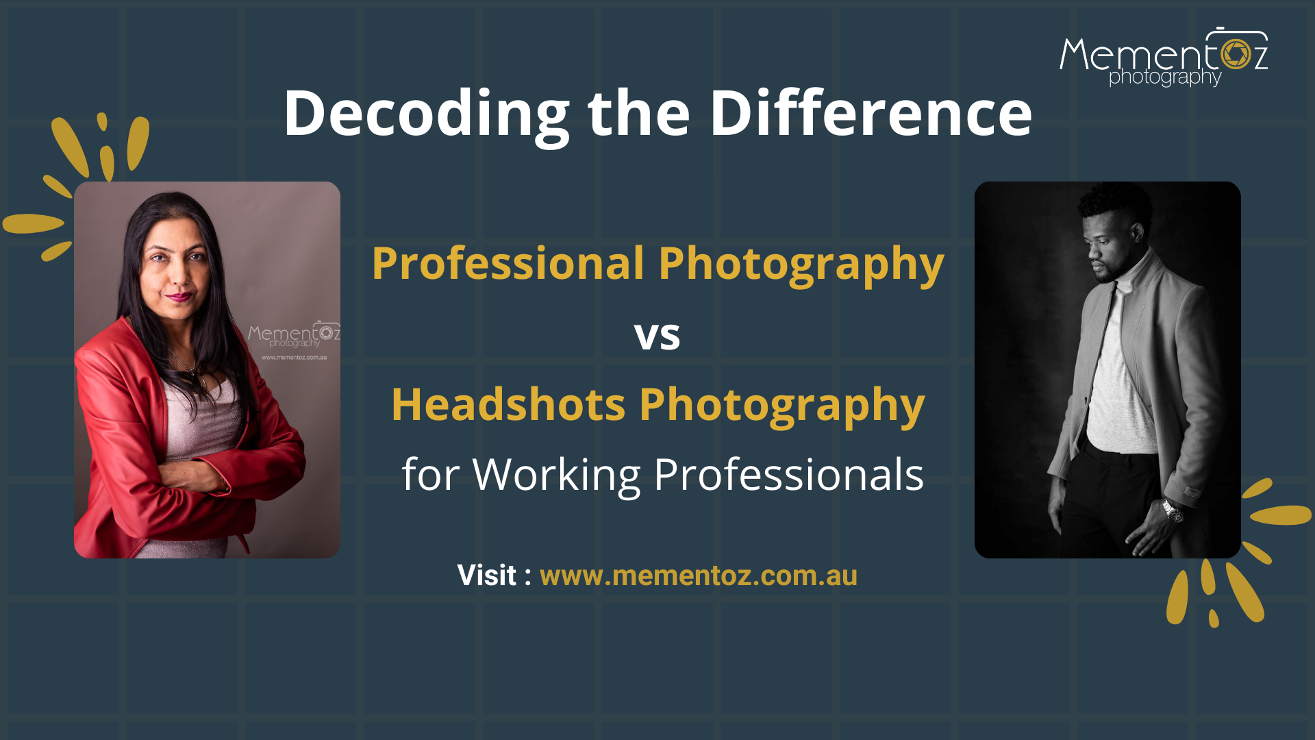 Decoding the Difference: Professional Photography vs Headshots Photography for Working Professionals